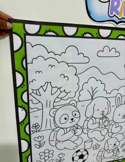 Painel para Pintura Coletiva – Volta às Aulas - Imagem 5