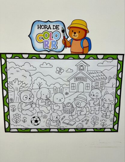 Painel para Pintura Coletiva – Volta às Aulas - Imagem 7