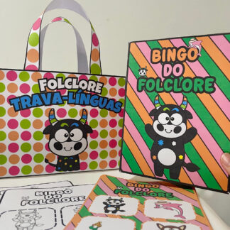 KIT DO FOLCLORE - BINGO + TRAVA-LÍNGUAS