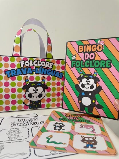 KIT DO FOLCLORE - BINGO + TRAVA-LÍNGUAS