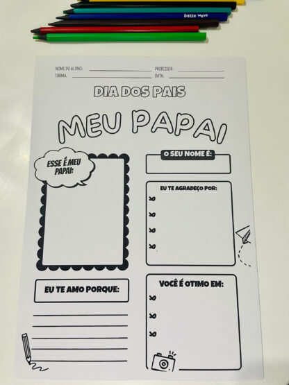 KIT DIA DOS PAIS – COMPLETO, LÚDICO E CHEIO DE AMOR! - Imagem 13