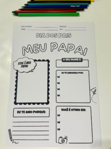 Atividades Dia dos Pais – Educação Infantil e Anos Iniciais