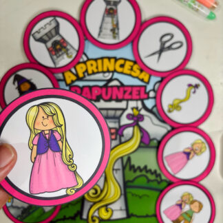 Luva de Histórias: A Princesa Rapunzel
