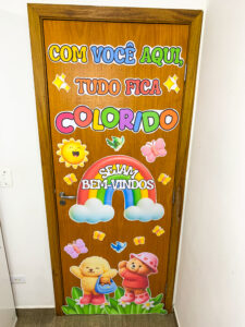 Painel de porta com o tema Bobbie Goods