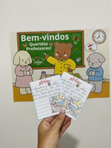 Painel volta às aulas professores BOBBIE