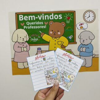 Painel volta às aulas professores BOBBIE