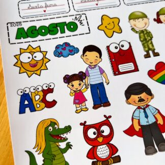 ADESIVOS PARA PLANO DE AULA AGOSTO/25