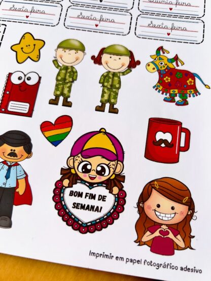 ADESIVOS PARA PLANO DE AULA AGOSTO/25 - Imagem 4