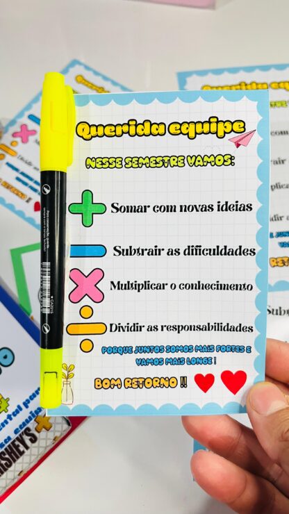 Lembrancinha equipe escolar - Imagem 4