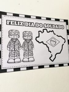 Painel para Pintura Coletiva — Dia do Soldado