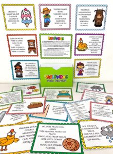 Parlendas para Brincar – Caixinha com 30 Fichas Ilustradas