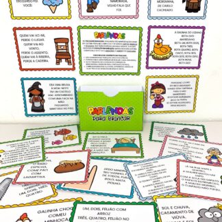 Parlendas para Brincar – Caixinha com 30 Fichas Ilustradas