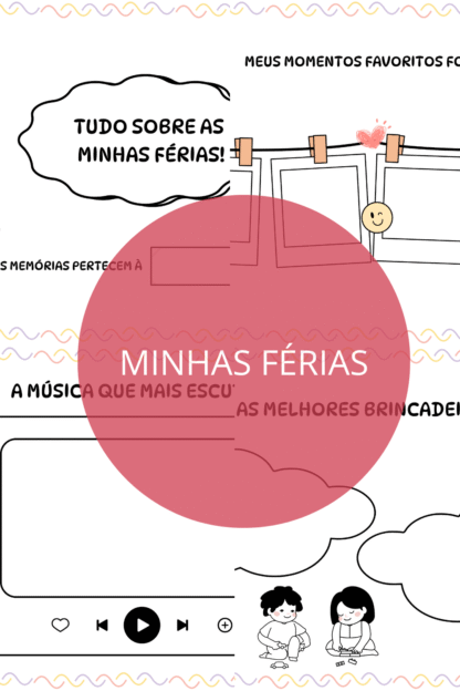 Livro Minhas Férias