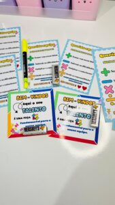 Lembrancinha equipe escolar