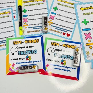 Lembrancinha equipe escolar