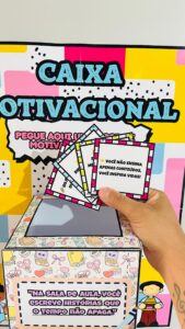 Caixa Motivacional para Professores!