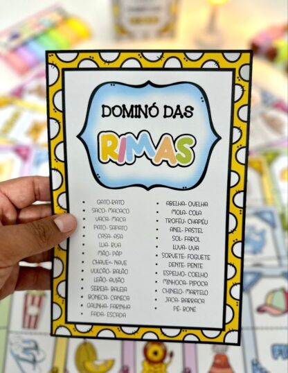 Dominó das Rimas – Alfabetização com diversão! - Imagem 8