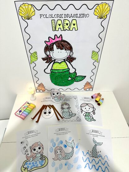 Atividades Folclore Iara - Imagem 18