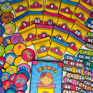 Jogo das Massinhas + Caderno Ortografia e Fonemas – Aprender brincando é muito mais divertido!