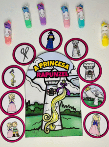 Luva de Histórias: Rapunzel