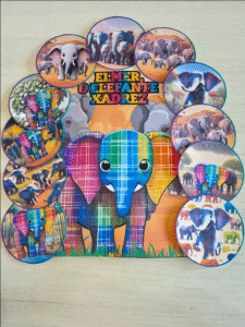 Luva de História – O Elefante Xadrez – Elmer | Diversidade, Inclusão e Autoestima