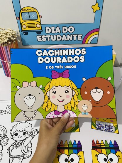 Sacola cachinhos dourados e os três ursos - Imagem 2
