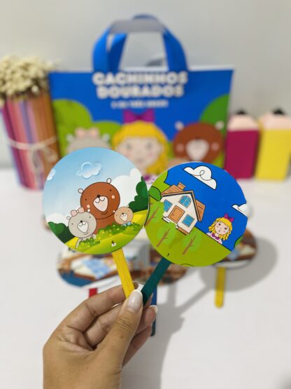 Sacola cachinhos dourados e os três ursos - Imagem 3