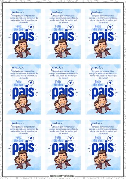 Cartões e Tags para o Dia dos Pais! - Imagem 5