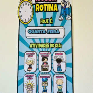 Painel de Rotina Escolar