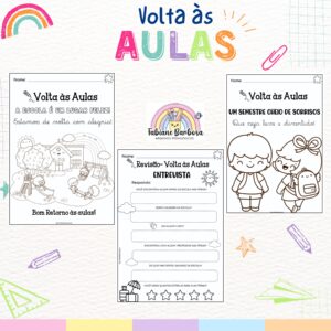 ATIVIDADES VOLTA ÀS AULAS SEGUNDO SEMESTRE