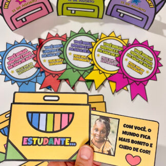 Kit com 3 lembrancinhas dia do estudante