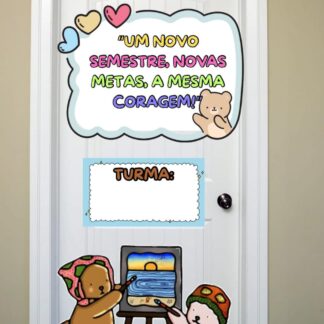 PAINEL DE PORTA - TEMA BOBBIE GOODS