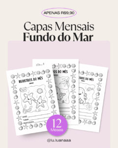 Capas Mensais – Fundo do Mar