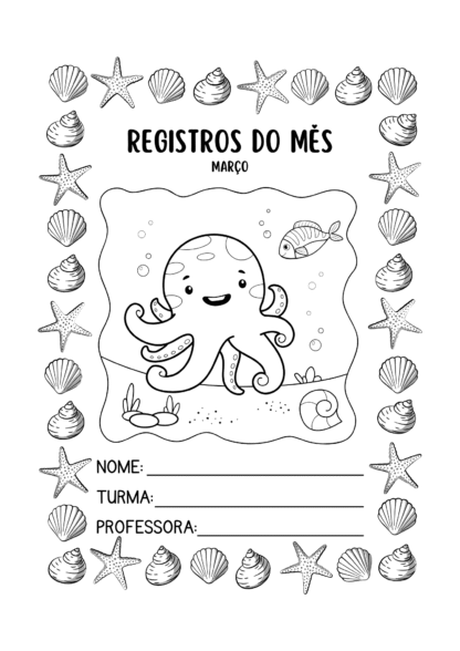 Capas Mensais - Fundo do Mar - Imagem 4