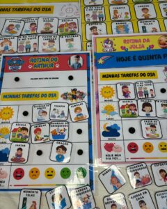 Plaquinhas de Rotina Personalizadas