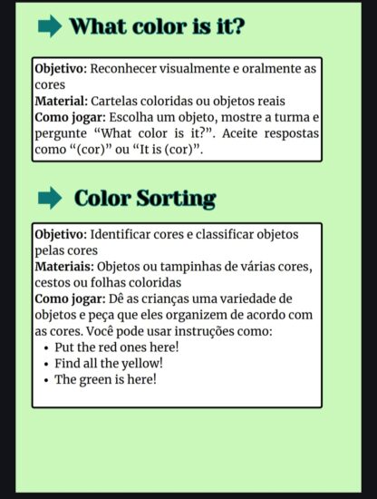 Plano de Aula Cores - Imagem 2