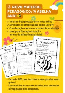 A Abelhinha Lili e o Mundo da Letra A