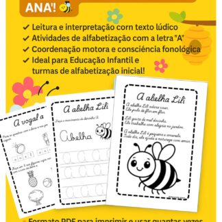 A Abelhinha Lili e o Mundo da Letra A
