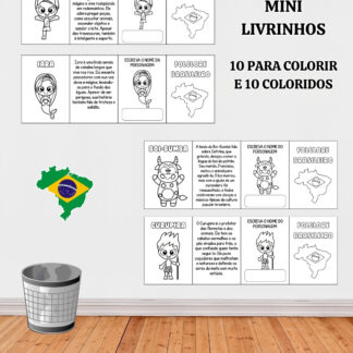 MINI LIVRINHOS LENDAS DO FOLCLORE