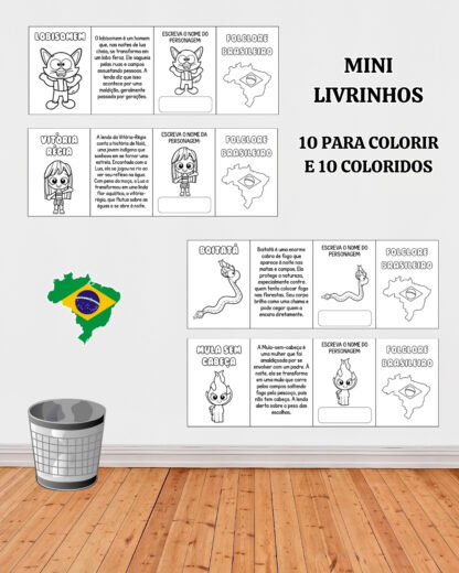 MINI LIVRINHOS LENDAS DO FOLCLORE - Imagem 2