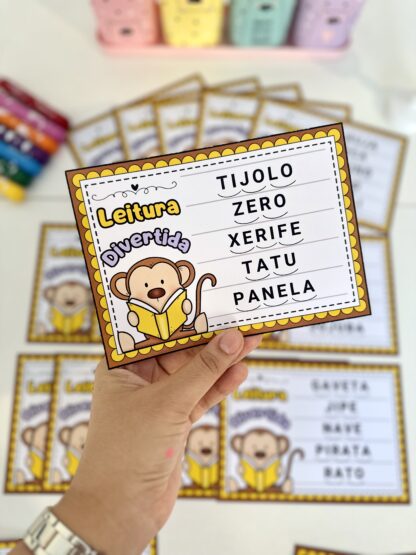 Fichas de leitura volta às aulas