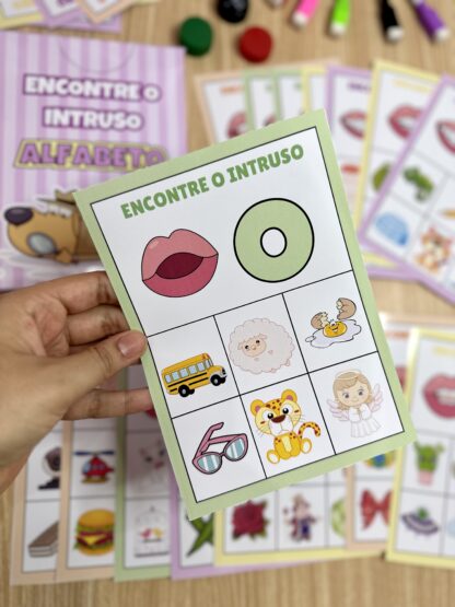 ENCONTRE O INTRUSO ALFABETO - Imagem 7