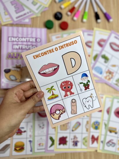 ENCONTRE O INTRUSO ALFABETO - Imagem 8