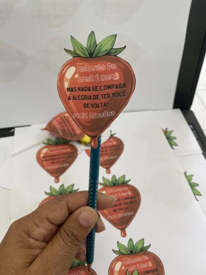 Lembrancinha retorno Morango do amor - Imagem 5