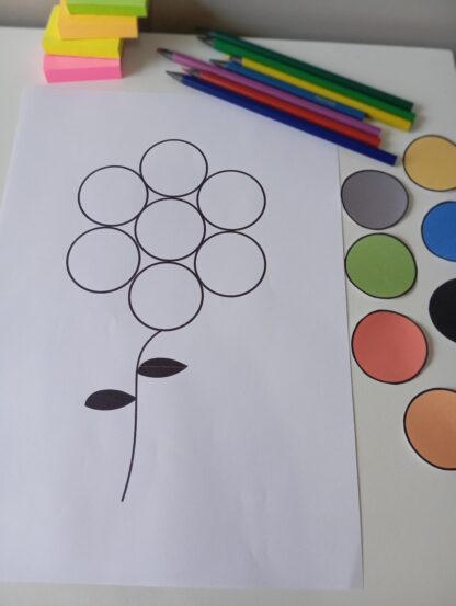ATIVIDADE COMPLETE A FLOR COM AS CORES CERTAS - Imagem 6
