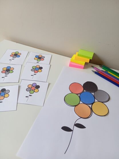 ATIVIDADE COMPLETE A FLOR COM AS CORES CERTAS - Imagem 2