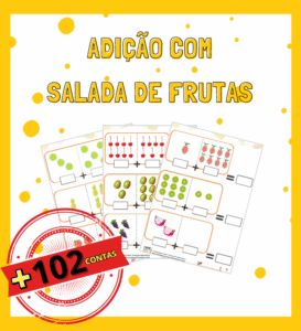 Adição com Pictórico: Salada de Frutas (102 contas)