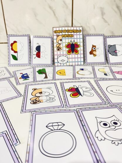 Cards de Simetria e Pintura – Aprender Brincando! - Imagem 4