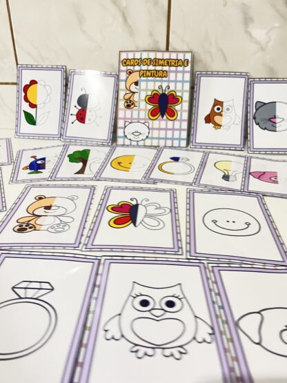 Cards de Simetria e Pintura – Aprender Brincando! - Imagem 5