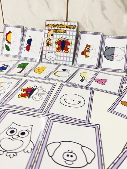 Cards de Simetria e Pintura – Aprender Brincando! - Imagem 6